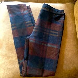 Sanctuary plaid skinny pants size S